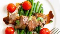 Glazed pork fillet Glazed pork fillet