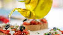 Bruschetta met tomaat en feta Bruschetta met tomaat en feta