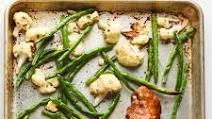 Recipe: Sheet Pan BBQ Pork Tenderloin with Green Beans and Cauliflower Recipe: Sheet Pan BBQ Pork Tenderloin with Green Beans and Cauliflower