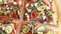 Socca Pizza with Roasted Veggies Socca Pizza with Roasted Veggies
