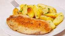 Baked Fish and Potatoes with Rosemary and Garlic Baked Fish and Potatoes with Rosemary and Garlic