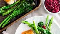 Sheet Pan Turmeric Salmon with Cherry Sauce Sheet Pan Turmeric Salmon with Cherry Sauce