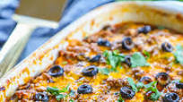 Beef Enchilada Casserole with Zucchini Beef Enchilada Casserole with Zucchini
