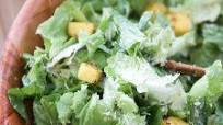 Escarole Caesar Salad with Parmesan Walnut Lemon Dressing Escarole Caesar Salad with Parmesan Walnut Lemon Dressing