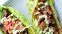 Plant-based Mushroom Chorizo Lettuce Wraps Plant-based Mushroom Chorizo Lettuce Wraps