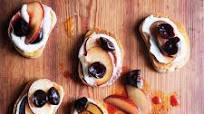 Cherry and Plum Bruschetta Cherry and Plum Bruschetta