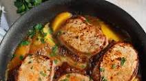 Skillet Pork Chops & Peaches Skillet Pork Chops & Peaches