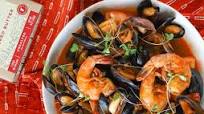 Gochujang Butter-Basted Shrimp & Mussels Gochujang Butter-Basted Shrimp & Mussels