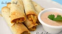 Baked Creamy Chicken Taquitos Baked Creamy Chicken Taquitos