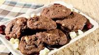 Double Chocolate Cranberry Cookies Double Chocolate Cranberry Cookies