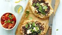Spinach and Ground Beef Flatbreads Spinach and Ground Beef Flatbreads