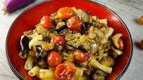 Ziti with Roasted Cherry Tomatoes and Eggplant Ziti with Roasted Cherry Tomatoes and Eggplant
