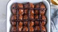 Chocolate Hot Cross Buns Chocolate Hot Cross Buns