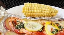 Grilled New England Seafood Bake Grilled New England Seafood Bake