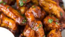Crispy Honey BBQ Air Fryer Chicken Wings Crispy Honey BBQ Air Fryer Chicken Wings