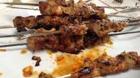 Pinchos morunos barbacoa Pinchos morunos barbacoa
