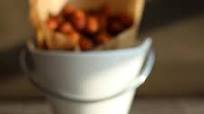 Garbanzos tostados con sabor a nacho Garbanzos tostados con sabor a nacho