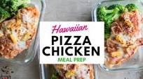 Hawaiian Pizza Chicken Meal Prep Hawaiian Pizza Chicken Meal Prep