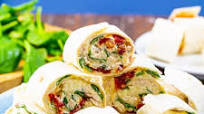 Tuscan Chicken Pinwheels Tuscan Chicken Pinwheels