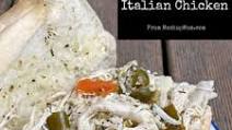 5 Ingredient Slow Cooker Italian Chicken 5 Ingredient Slow Cooker Italian Chicken
