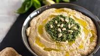 Homemade Hummus with Pesto Homemade Hummus with Pesto