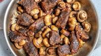 Pan-Seared Mushroom Steak Chunks Pan-Seared Mushroom Steak Chunks