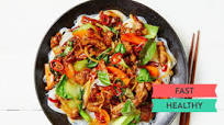Thai Beef Stir-Fry with Basil, Chilli and Rice Noodles Thai Beef Stir-Fry with Basil, Chilli and Rice Noodles