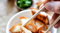Spicy Baked Chicken Cream Cheese Wontons Spicy Baked Chicken Cream Cheese Wontons