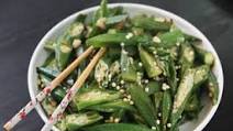 Chinese stir-fried okra Chinese stir-fried okra