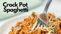 Crock Pot/ Slow Cooker Spaghetti Recipe Crock Pot/ Slow Cooker Spaghetti Recipe