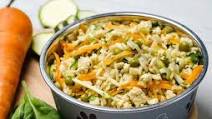 Homemade Dog Food with Vegetable Homemade Dog Food with Vegetable