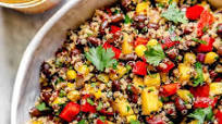 Southwestern Black Bean, Quinoa and Mango Salad Southwestern Black Bean, Quinoa and Mango Salad