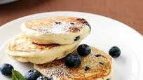 Fluffy blueberry and vanilla pancakes Fluffy blueberry and vanilla pancakes