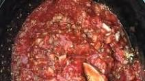 Slow Cooker Spaghetti Sauce with Deer Meat Slow Cooker Spaghetti Sauce with Deer Meat