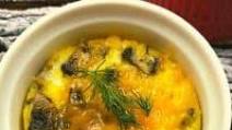 Air Fryer Scrambled Eggs with Peppers & Mushrooms Air Fryer Scrambled Eggs with Peppers & Mushrooms