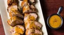 Pan-Roasted Pork Tenderloin with Cider-Caraway Vinaigrette Pan-Roasted Pork Tenderloin with Cider-Caraway Vinaigrette