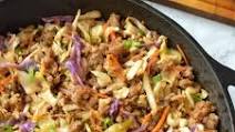 LOW-CARB EASY TO MAKE EGG ROLL IN A BOWL LOW-CARB EASY TO MAKE EGG ROLL IN A BOWL