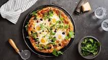 Hand-Tossed Pizza with Eggs Hand-Tossed Pizza with Eggs