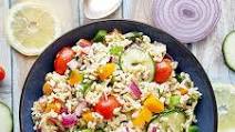 Cold Brown Rice Salad With Garden Veggies (THM:E) Cold Brown Rice Salad With Garden Veggies (THM:E)