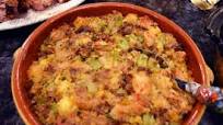 Holiday Dressing with Focaccia, Cornbread & Sausage Holiday Dressing with Focaccia, Cornbread & Sausage