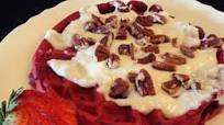 Red Velvet Waffles With Cream Cheese Glaze Red Velvet Waffles With Cream Cheese Glaze