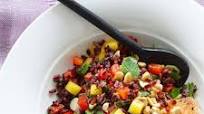 Thai Black Rice Salad with Wild Salmon Thai Black Rice Salad with Wild Salmon