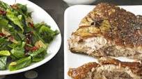 Roast pork belly with star anise plum sauce Roast pork belly with star anise plum sauce