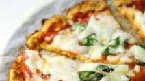 Margherita Pizza with Cauliflower crust Margherita Pizza with Cauliflower crust