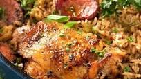 One Pot Chicken and Dirty Rice One Pot Chicken and Dirty Rice