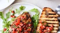 Grilled Chicken Bruschetta Grilled Chicken Bruschetta