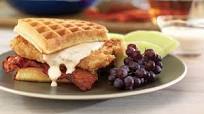 Pork Chop and Waffle Sandwiches Pork Chop and Waffle Sandwiches