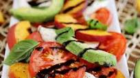 Peach and Avocado Caprese Salad Peach and Avocado Caprese Salad