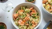 Orecchiette with Salmon, Brown Butter, and Peas Orecchiette with Salmon, Brown Butter, and Peas