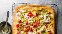 Margherita Pizza with Pesto Margherita Pizza with Pesto